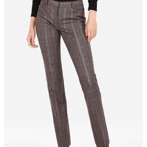 Express Columnist Pant in Marled Plaid